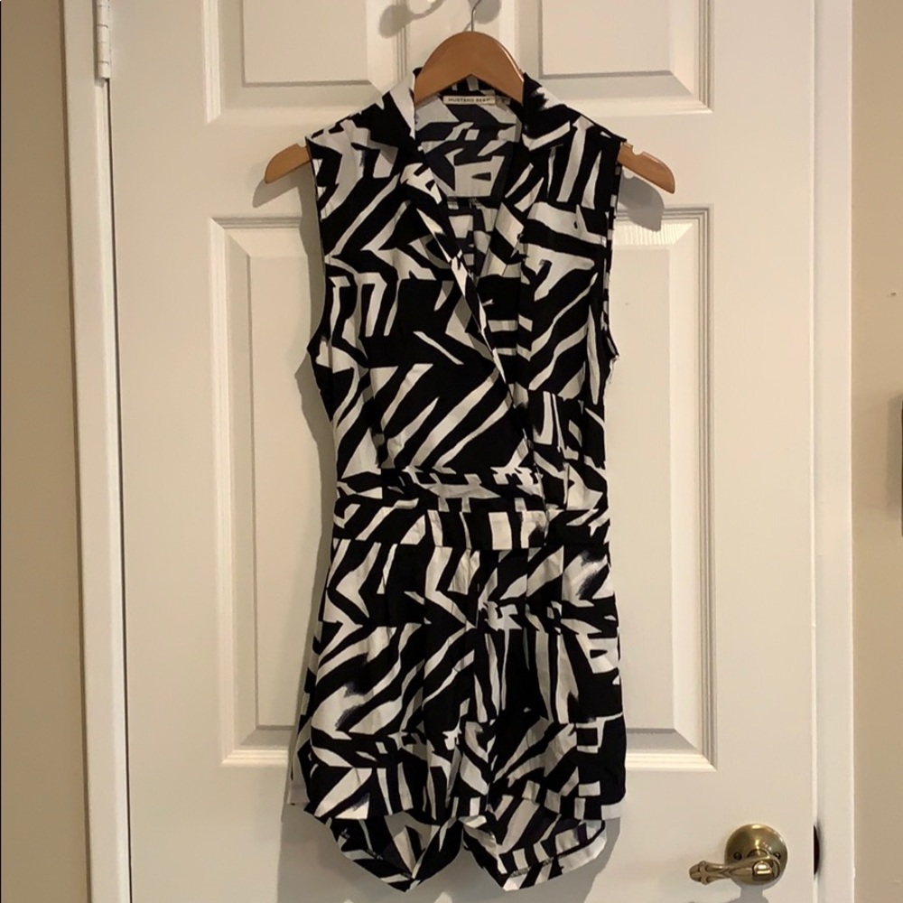 Printed romper